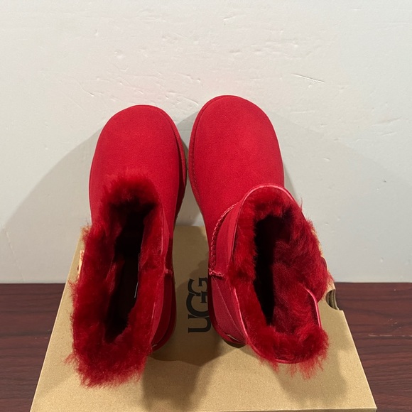 Ugg, Mini Bailey Button 2, 1016422, Red - Picture 8 of 13